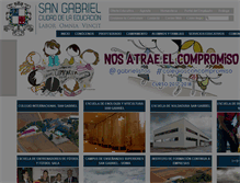 Tablet Screenshot of colegiosangabriel.es