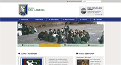 Desktop Screenshot of colegiosangabriel.edu.ar